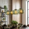 Koyoto Lámparas suspendidas, Luminarias esféricas, Lámparas colgantes Verde, 4 luces