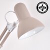Nurmasuando Lámparas de escritorio, Lámparas de mesa LED Color arena, Blanca, 1 luz