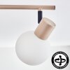 Lumox Plafones, Spot techo Beige, Negro, 4 luces