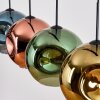 Ripoll Lámparas suspendidas, Luminarias esféricas, Lámparas colgantes Azul, dorado, Verde, Color cobre, 4 luces