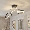 Halon Plafones LED Negro, 1 luz