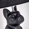 Harol Lámparas de mesa Cromo, Negro, 1 luz