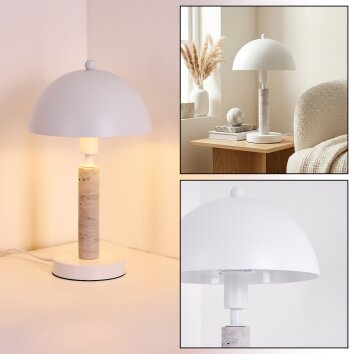 Golam Lámparas de mesa Blanca, 1 luz