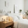Golam Lámparas de mesa Blanca, 1 luz