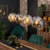 Ripoll Lámparas suspendidas, Luminarias esféricas, Lámparas colgantes Colores ámbar, Ahumado, 4 luces