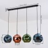 Ripoll Lámparas suspendidas, Luminarias esféricas, Lámparas colgantes Azul, Verde, Color cobre, 4 luces