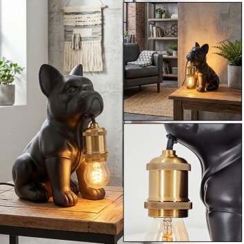 Harol Lámparas de mesa Negro, 1 luz