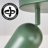 Horen Plafones, Spot techo Verde, 3 luces