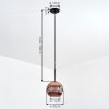 Ripoll Lámparas suspendidas, Luminarias esféricas, Lámparas colgantes Color cobre, 1 luz