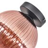 Koyoto Plafones, Luminarias esféricas Color cobre, 1 luz