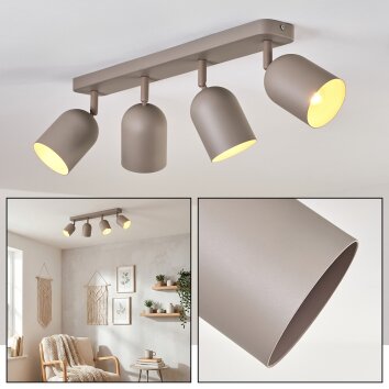 Horen Plafones, Spot techo Color arena, 4 luces