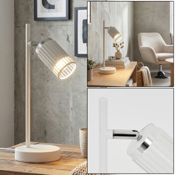 Fenik Lámparas de mesa Blanca, 1 luz