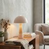Forgek Lámparas de mesa Color champán, Apariencia de piedra, 1 luz