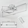 Goren Plafones LED Cromo, Plata, 1 luz