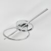 Goren Plafones LED Cromo, Plata, 1 luz