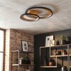 Baiyin Plafones LED dorado, Negro, 1 luz