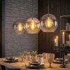 Koyoto Lámparas suspendidas, Luminarias esféricas, Lámparas colgantes Colores ámbar, Transparente, Ahumado, 3 luces