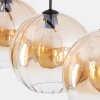 Koyoto Lámparas suspendidas, Luminarias esféricas, Lámparas colgantes Colores ámbar, Transparente, 3 luces