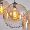 Koyoto Lámparas suspendidas, Luminarias esféricas, Lámparas colgantes Colores ámbar, Transparente, 3 luces