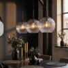 Koyoto Lámparas suspendidas, Luminarias esféricas, Lámparas colgantes Transparente, Ahumado, 3 luces