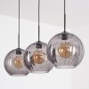 Koyoto Lámparas suspendidas, Luminarias esféricas, Lámparas colgantes Ahumado, 3 luces