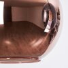 Koyoto Lámparas suspendidas, Luminarias esféricas, Lámparas colgantes Azul, Verde, Color cobre, 3 luces