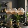Koyoto Lámparas suspendidas, Luminarias esféricas, Lámparas colgantes Colores ámbar, 3 luces