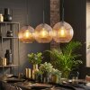 Koyoto Lámparas suspendidas, Luminarias esféricas, Lámparas colgantes Colores ámbar, 3 luces
