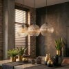 Koyoto Lámparas suspendidas, Luminarias esféricas, Lámparas colgantes Colores ámbar, Transparente, 3 luces