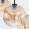 Koyoto Lámparas suspendidas, Luminarias esféricas, Lámparas colgantes Colores ámbar, Transparente, 3 luces