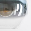 Koyoto Lámparas suspendidas, Luminarias esféricas, Lámparas colgantes Azul, Transparente, 3 luces