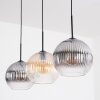 Koyoto Lámparas suspendidas, Luminarias esféricas, Lámparas colgantes Colores ámbar, Transparente, Ahumado, 3 luces