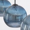 Koyoto Lámparas suspendidas, Luminarias esféricas, Lámparas colgantes Azul, 3 luces
