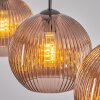 Koyoto Lámparas suspendidas, Luminarias esféricas, Lámparas colgantes Color cobre, 3 luces