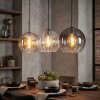 Koyoto Lámparas suspendidas, Luminarias esféricas, Lámparas colgantes Colores ámbar, Transparente, Ahumado, 3 luces