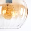 Koyoto Lámparas suspendidas, Luminarias esféricas, Lámparas colgantes Colores ámbar, Transparente, Ahumado, 3 luces