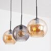 Koyoto Lámparas suspendidas, Luminarias esféricas, Lámparas colgantes Colores ámbar, Ahumado, 3 luces