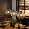Koyoto Lámparas suspendidas, Lámparas colgantes Transparente, 3 luces
