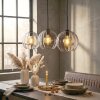 Koyoto Lámparas suspendidas, Luminarias esféricas, Lámparas colgantes Transparente, 3 luces