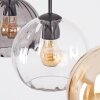 Koyoto Lámparas suspendidas, Luminarias esféricas, Lámparas colgantes Colores ámbar, Transparente, Ahumado, 3 luces
