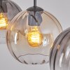 Koyoto Lámparas suspendidas, Lámparas colgantes Colores ámbar, Transparente, Ahumado, 3 luces