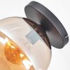 Koyoto Plafones, Luminarias esféricas 25 cm Colores ámbar, 1 luz