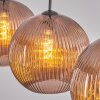 Koyoto Lámparas suspendidas, Luminarias esféricas, Lámparas colgantes 30 cm Color cobre, 3 luces