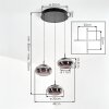 Ironel Lámparas suspendidas, Lámparas colgantes LED Negro, 1 luz