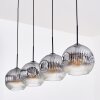 Ripoll Lámparas suspendidas, Luminarias esféricas, Lámparas colgantes Transparente, Ahumado, 4 luces
