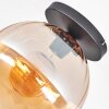 Koyoto Plafones, Luminarias esféricas 30 cm Colores ámbar, 1 luz