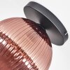 Koyoto Plafones, Luminarias esféricas 25 cm Color cobre, 1 luz