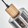 Mador Lámparas suspendidas, Lámparas colgantes, Lámpara colgante de clúster Crudo, Negro, 3 luces