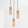 Velune Lámparas suspendidas, Lámparas colgantes, Lámpara colgante de clúster dorado, 3 luces