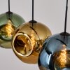 Ripoll Lámparas suspendidas, Luminarias esféricas, Lámparas colgantes Azul, dorado, Verde, 4 luces